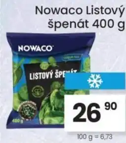 Kubík potraviny Nowaco Listový špenát nabídka