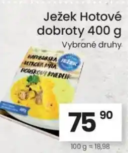 Kubík potraviny Ježek Hotové dobroty nabídka