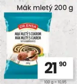 Kubík potraviny DR.ENSA Mák mletý nabídka