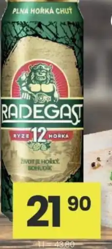 Kubík potraviny Radegast Ryze hořká 12 nabídka
