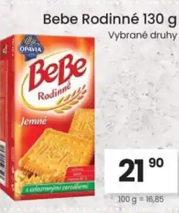 Kubík potraviny OPAVIA Bebe Rodinné nabídka