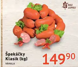 Coop hb Špekáčky Klasik (kg) nabídka