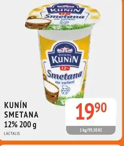 Coop hb Kunín smetana 12% nabídka