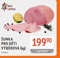 Coop hb Šunka pro děti výběrová nabídka