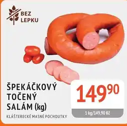 Coop hb Špekáčkový točený salam nabídka