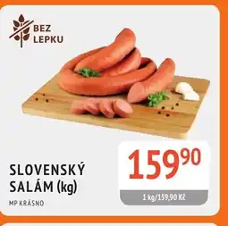 Coop hb Slovenský salám nabídka