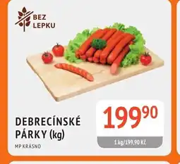 Coop hb Debrecínské párky nabídka