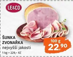 Coop hb Šunka zvonařka nabídka