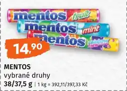 Coop hb Mentos nabídka