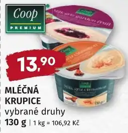 Coop hb Coop Mléčná krupice nabídka