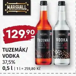 Coop hb MARSHALL Tuzemák/ vodka 37,5% nabídka