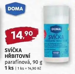 Coop hb DOMA Svíčka hřbitovní nabídka