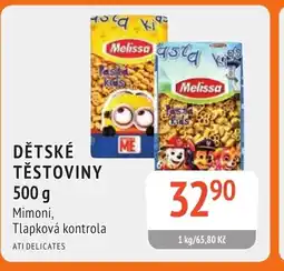 Coop hb Melissa Dětské těstoviny nabídka