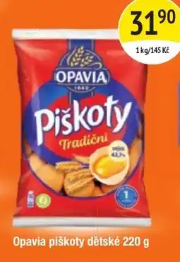 Coop hb OPAVIA piškoty dětské nabídka