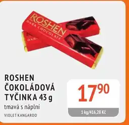 Coop hb Roshen čokoládová tyčinka nabídka