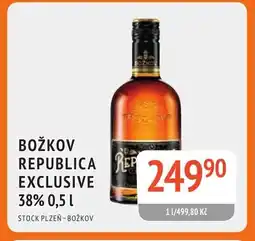 Coop hb Božkov Republica Exclusive 38% nabídka