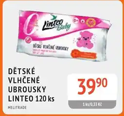 Coop hb LINTEO Dětské vlhčené ubrousky nabídka