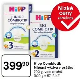 Tesco Hipp Combiotik Mléčná výživa v prášku nabídka