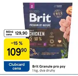 Tesco Brit Granule pro psy nabídka