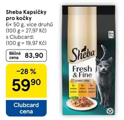Tesco Sheba Kapsičky pro kočky nabídka