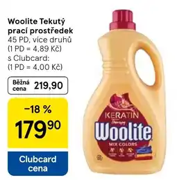 Tesco Woolite Tekutý prací prostředek nabídka