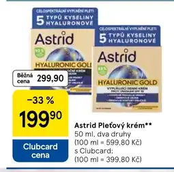 Tesco Astrid Pleťový krém nabídka