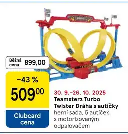 Tesco Teamsterz Turbo Twister Dráha s autíčky nabídka