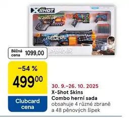 Tesco X-Shot skins Combo herní sada nabídka