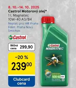 Tesco Castrol Motorový olej nabídka