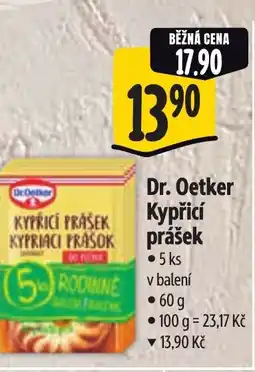 Albert Dr. Oetker Kypřicí prášek nabídka