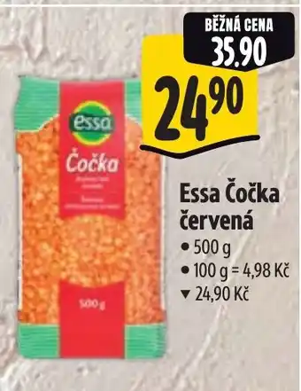 Albert Essa Čočka červená nabídka