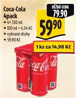 Albert Coca-Cola 4pack nabídka
