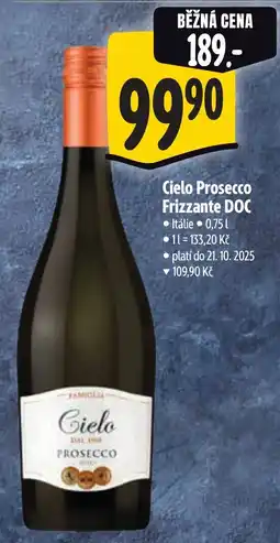 Albert Cielo Prosecco Frizzante DOC nabídka