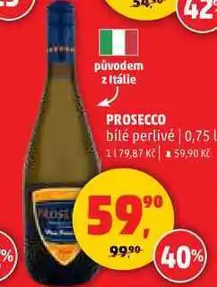 Penny Market PROSECCO bílé perlivé, 0,75 l nabídka