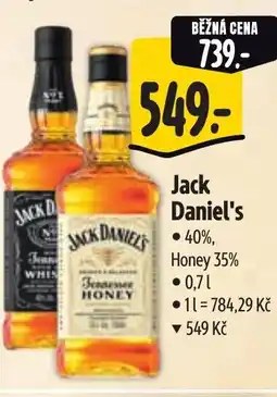 Albert JACK DANIEL'S nabídka