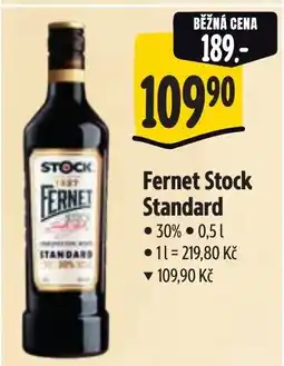 Albert Fernet Stock Standard nabídka