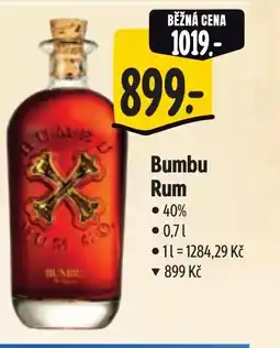 Albert Bumbu Rum nabídka