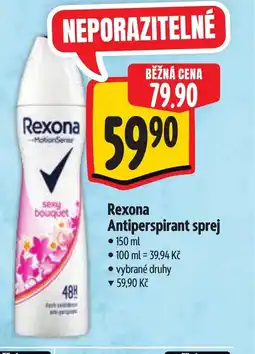 Albert Rexona Antiperspirant sprej nabídka