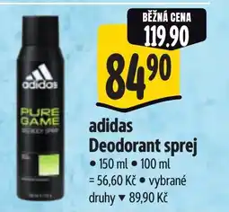 Albert Adidas Deodorant sprej nabídka