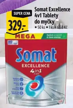 Albert Somat Excellence 4v1 Tablety do myčky nabídka
