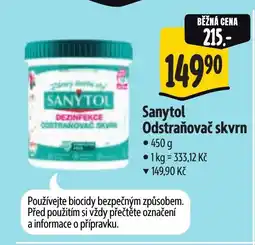 Albert SANYTOL Odstraňovač skvrn nabídka