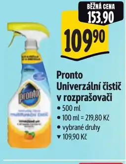 Albert Pronto Univerzální čistič v rozprašovači nabídka