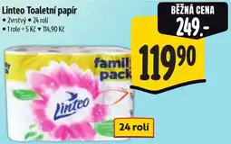 Albert Linteo Toaletní papír nabídka