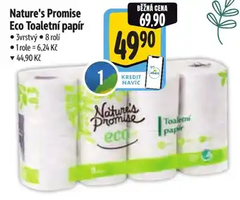 Albert Nature's Promise Eco Toaletní papír nabídka