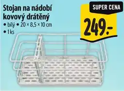 Albert Stojan na nádobí kovový drátěný nabídka