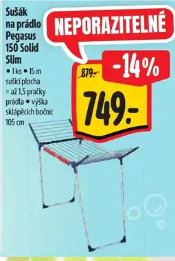 Albert Sušák na prádlo Pegasus 150 Solid Slim nabídka