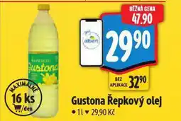 Albert Gustana řepkový olej nabídka