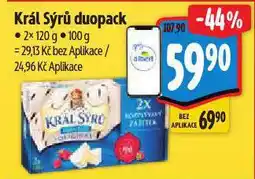 Albert Král sýrů duopack nabídka
