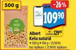 Albert Kešu natural nabídka