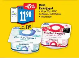 Albert Milko řecký jogurt nabídka